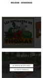 Mobile Screenshot of lespotagersdethomas.be